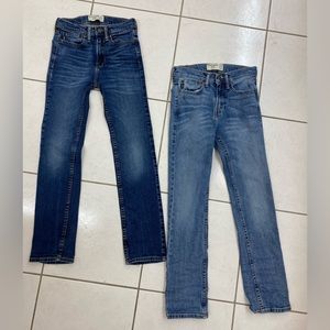 Boys Abercrombie Straight Fit Jeans